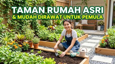 Cara Membuat Taman Rumah yang Asri dan Mudah Dirawat untuk Pemula