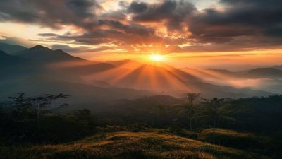 Tempat Wisata Alam di Indonesia dengan Sunrise Terbaik — 5 Titik Jantung Indonesia: Menangkap Momen Sunrise Terbaik yang Bikin Lupa Pulang